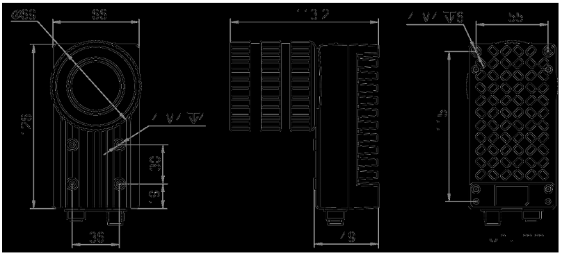 ?？礗D6000系列智能讀碼器2000 萬(wàn)像素物流讀碼器外形尺寸.png